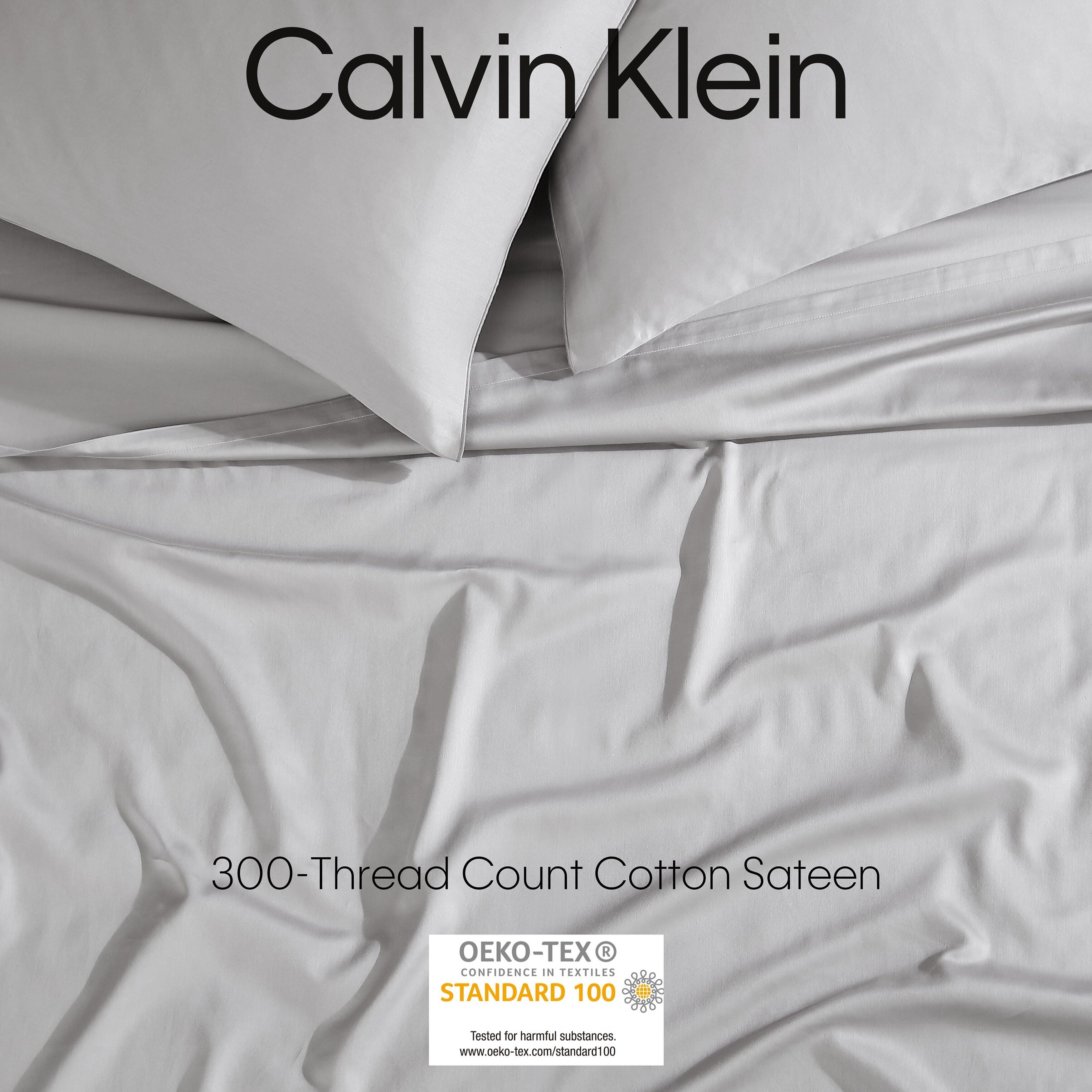 Calvin Klein Pearl Edge Cotton Sateen Sheet Set Bed Bath Beyond 39524461