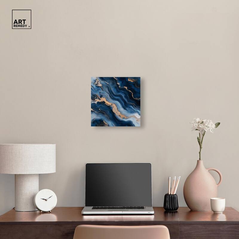 Deep Sea Geode II Canvas by Art Remedy, Gallery Wrapped