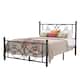 VECELO Metal Bed Frame with High Headboard and Footboard, Platform Beds with Heavy Duty Mattress Foundation