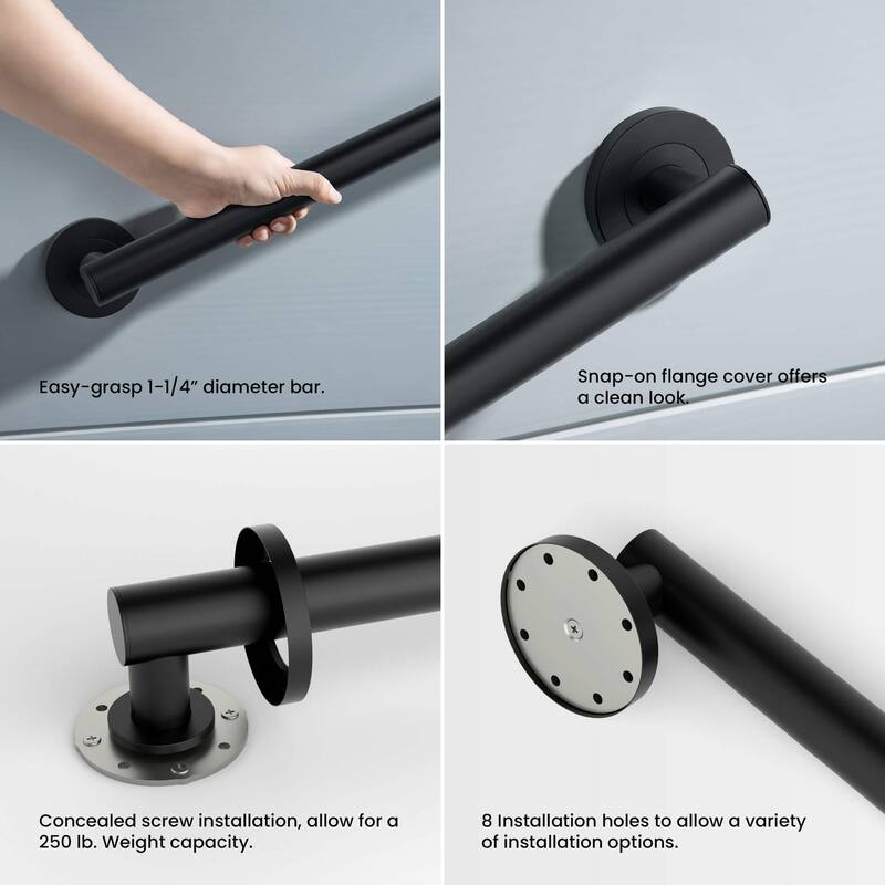 18-Inch Stainless Steel Bathroom Safety Grab Bar