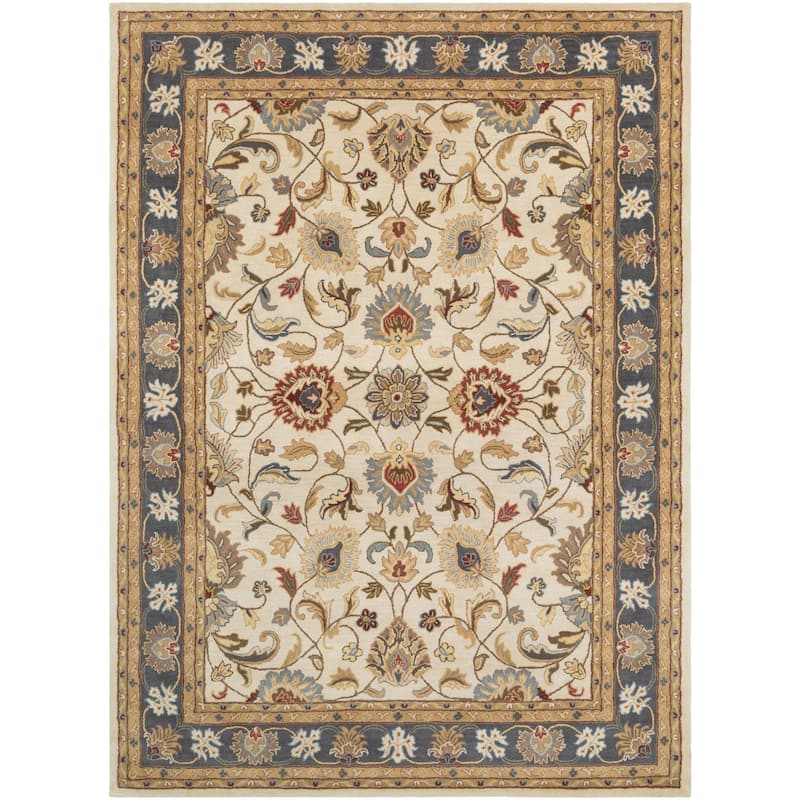 Livabliss Caesar Updated Traditional Border Area Rug.