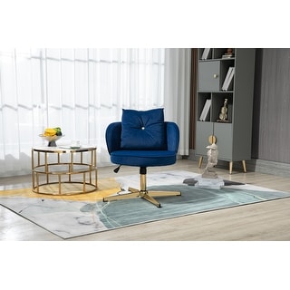 Versatile Accent Chair Vanity Chair, Modern Swivel Chair Adjustable