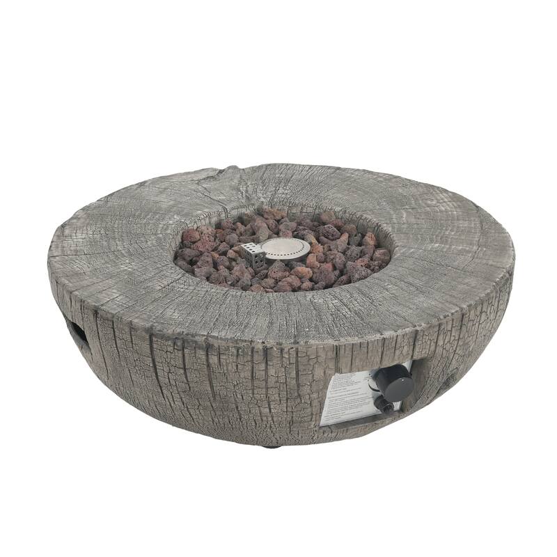 Christopher Knight Home - Mason Outdoor Patio Fire Pit and Side Table Set with Durable MGO Construction