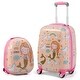preview thumbnail 4 of 18, 2 Pieces 12 Inch 18 Inch Kids Luggage Set with Backpack and Suitcase for Travel - 20" x 13" x 8.5"(L x W x H)