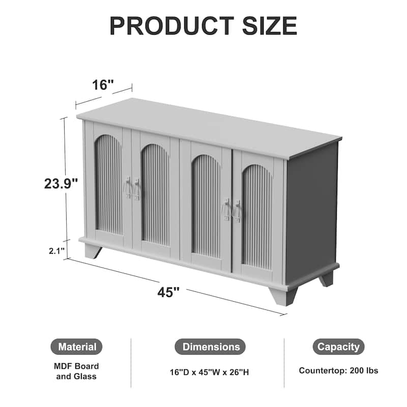 TV Stand with Storagefor TV's up to 45" - 45*26*16