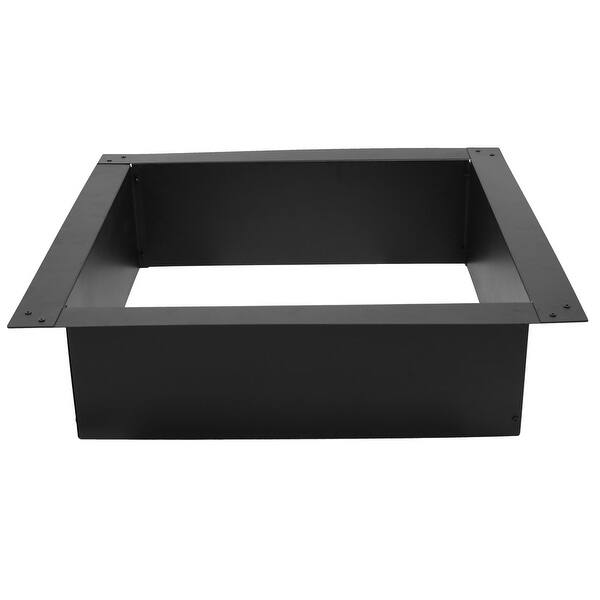 Shop Sunnydaze Square Heavy Duty Fire Pit Rim Liner 30 Inch