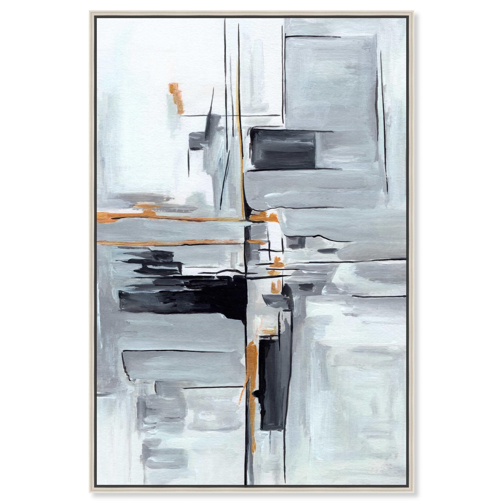 Elegant Grey Shades II Canvas by Art Remedy