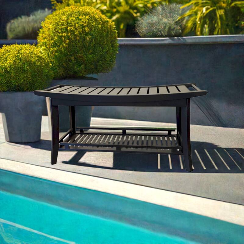 Solid Bamboo Premier 39" Spa Bench