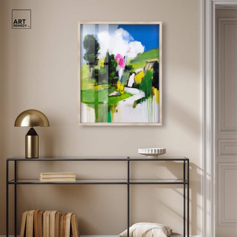 Swiss Fields Shadowbox by Art Remedy