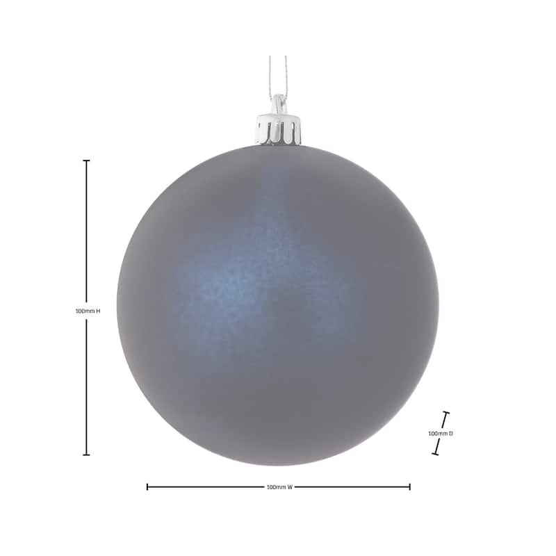 100 MM Shatterproof Plastic Matt Ball Set of 2