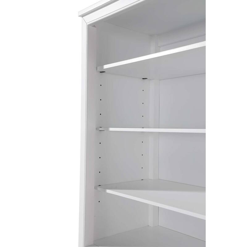 Kensington 16-28 Inch Open Shelving Bath Storage Cabinet