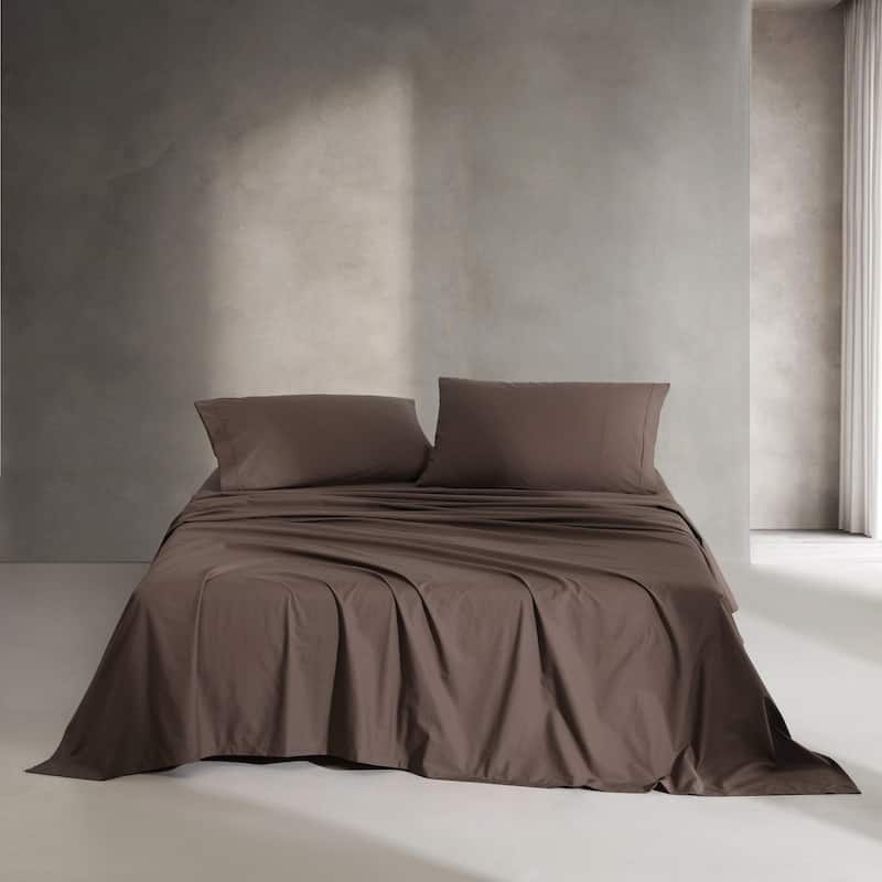 Calvin Klein Washed Cotton Percale Sheet Set