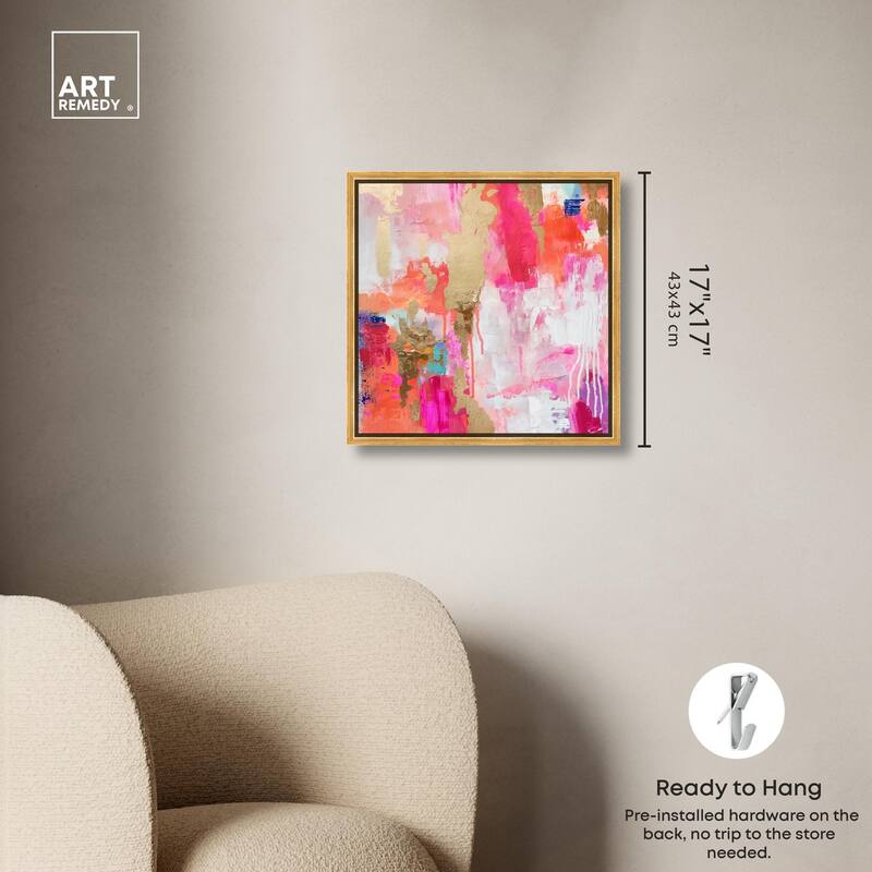 Exuberant Hues III Canvas by Art Remedy