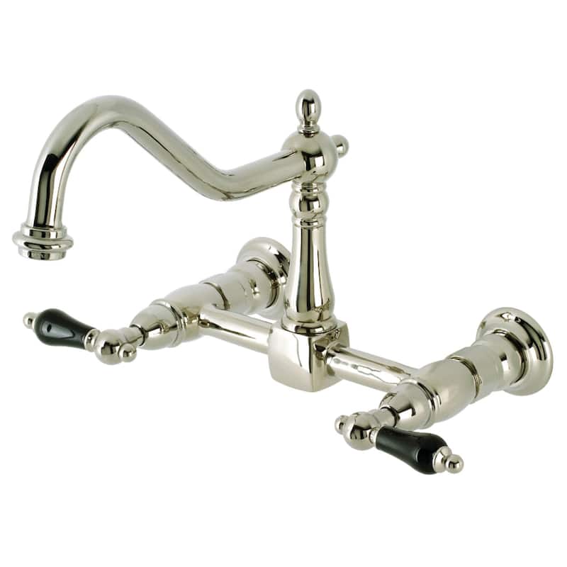 Kingston Brass Duchess 1.8 GPM Wall Mounted Bridge Kitchen Faucet