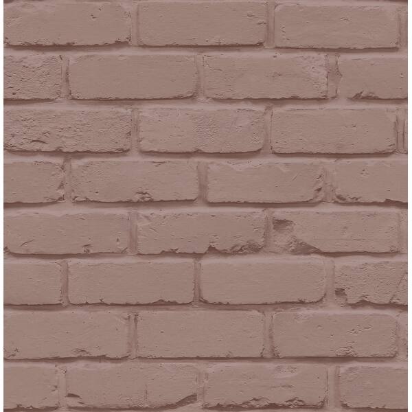 slide 2 of 7, Fine Decor Alpin Pink Painted Brick Wallpaper