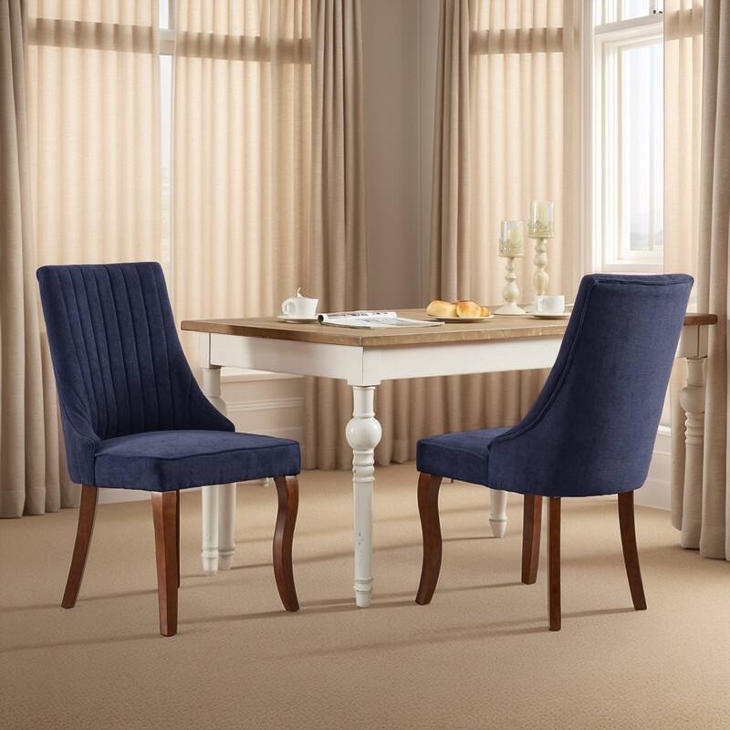 Comfy Fabric Upholstered Dining Chair (Set of 4)