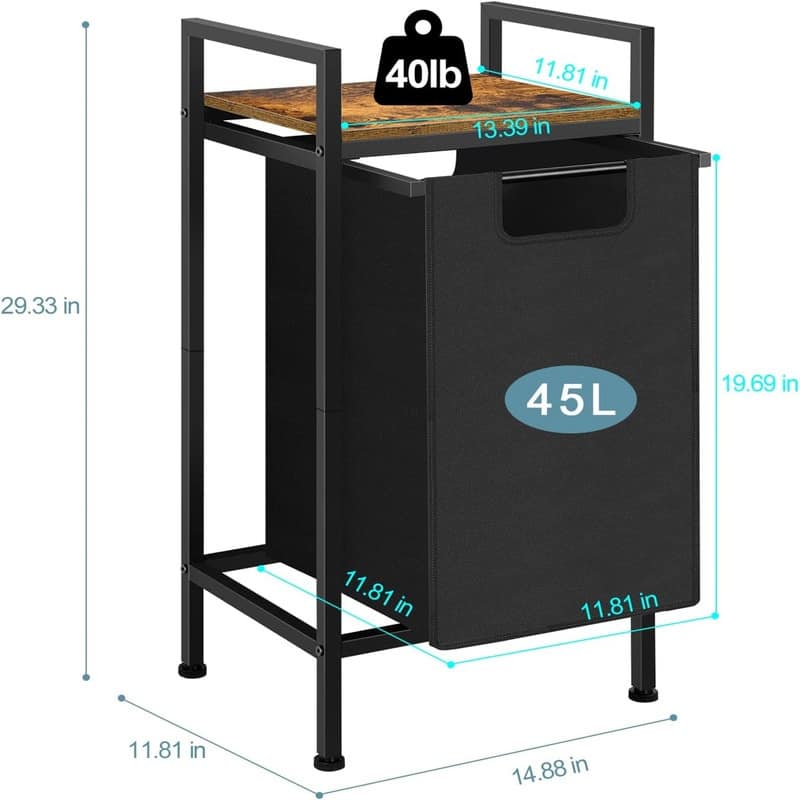 Laundry Basket Laundry Room Shelves Hampers - 14.88"L x 11.81"W x 29.33"H