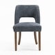preview thumbnail 63 of 144, Wooden Dining Chairs Set of 2/4/6,Modern Fabric Upholstered Dining Room Chair Kitchen Chairs