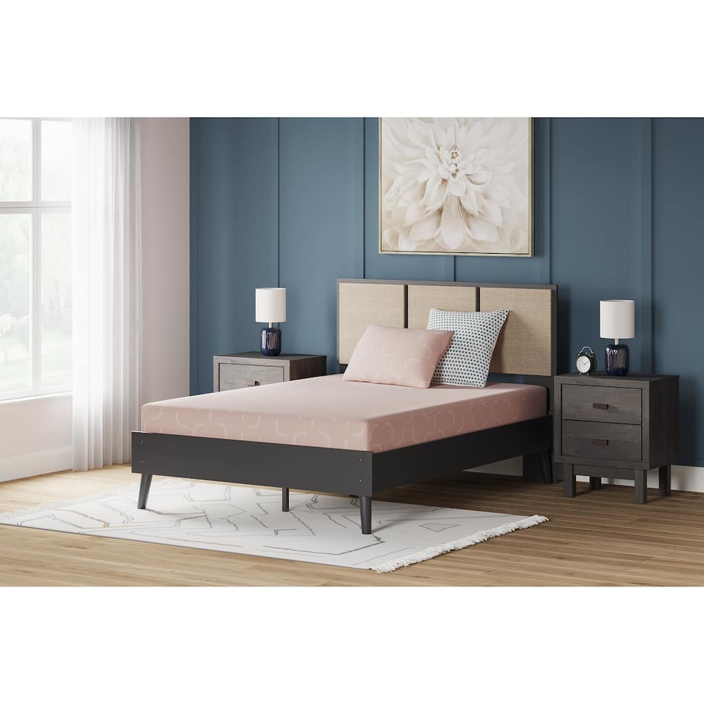 Signature Design by Ashley iKidz Coral Pink Mattress and Pillow