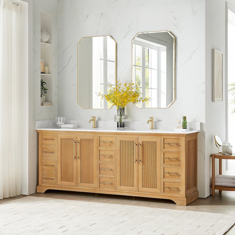 Tokyo Bath Vanity with Quartz Stone Top without Mirror