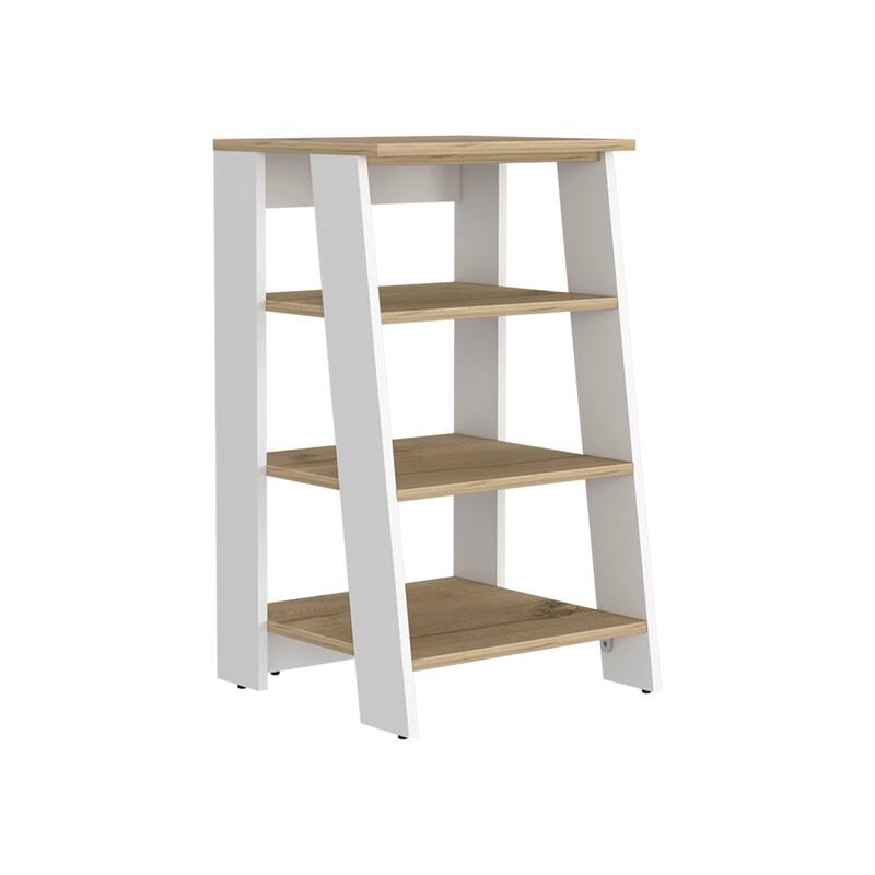 Bathroom Floor Cabinet, Bathroom Storage Cabinet Two Interior Shelves, Two Open Shelves, Single Door