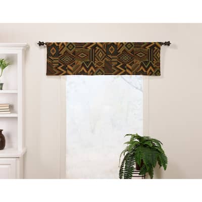 Tucson southwestern tailored valance