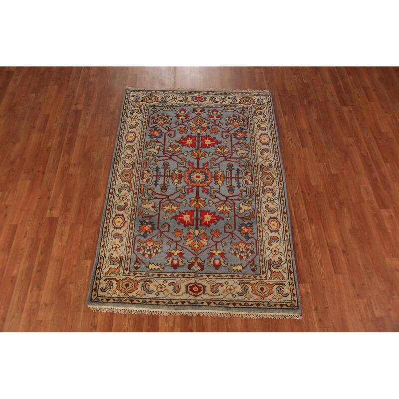 Oushak Oriental Accent Rug Handmade Wool Carpet - 4'0"x 6'0"