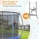 preview thumbnail 4 of 16, 10FT Trampoline, Recreational Trampolines with Enclosure Net and Ladder