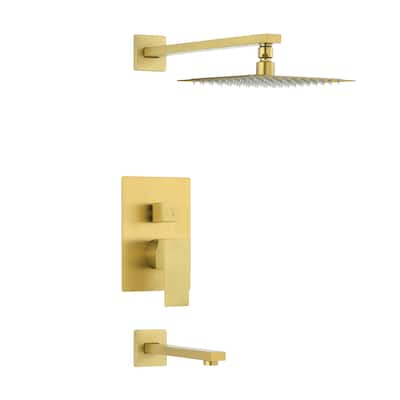 Swiss Madison SM-STF01 Concorde Tub and Shower Trim Package with 1.8