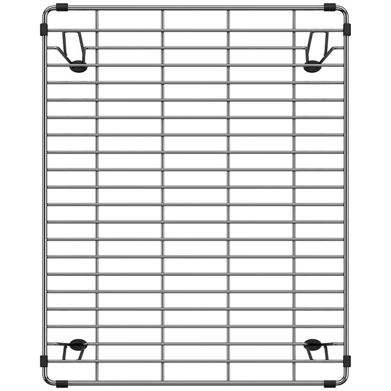 Blanco Quatrus 12-7/16" L x 15-5/8" W Stainless Steel Basin Rack - Stainless Steel - Stainless Steel