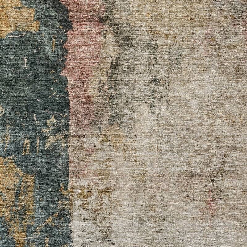 HomeRoots Abstract Transitional Rectangle Outdoor Rug