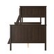 preview thumbnail 10 of 8, Linon Kamran Twin over Full Bunk Bed