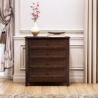 Solid Wood Spray-painted Retro Bar Lockers and Dresser with 6 Drawer ...