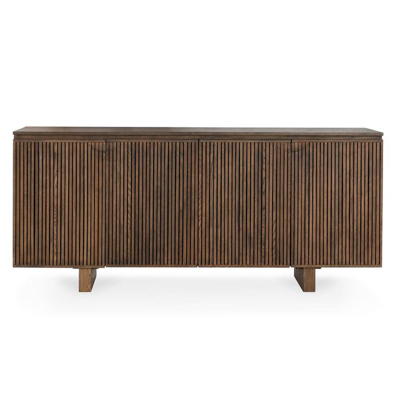 Classic Home Roya Oak Veneer Sideboard Buffet