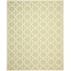 preview thumbnail 98 of 183, SAFAVIEH Handmade Cambridge Trudie Geometric Wool Rug 8' x 10' - Light Green/Ivory - Rectangle