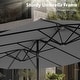 preview thumbnail 6 of 11, MAISON ARTS 15ft Double-Sided Patio Extra Large Twin Umbrella with Base Included