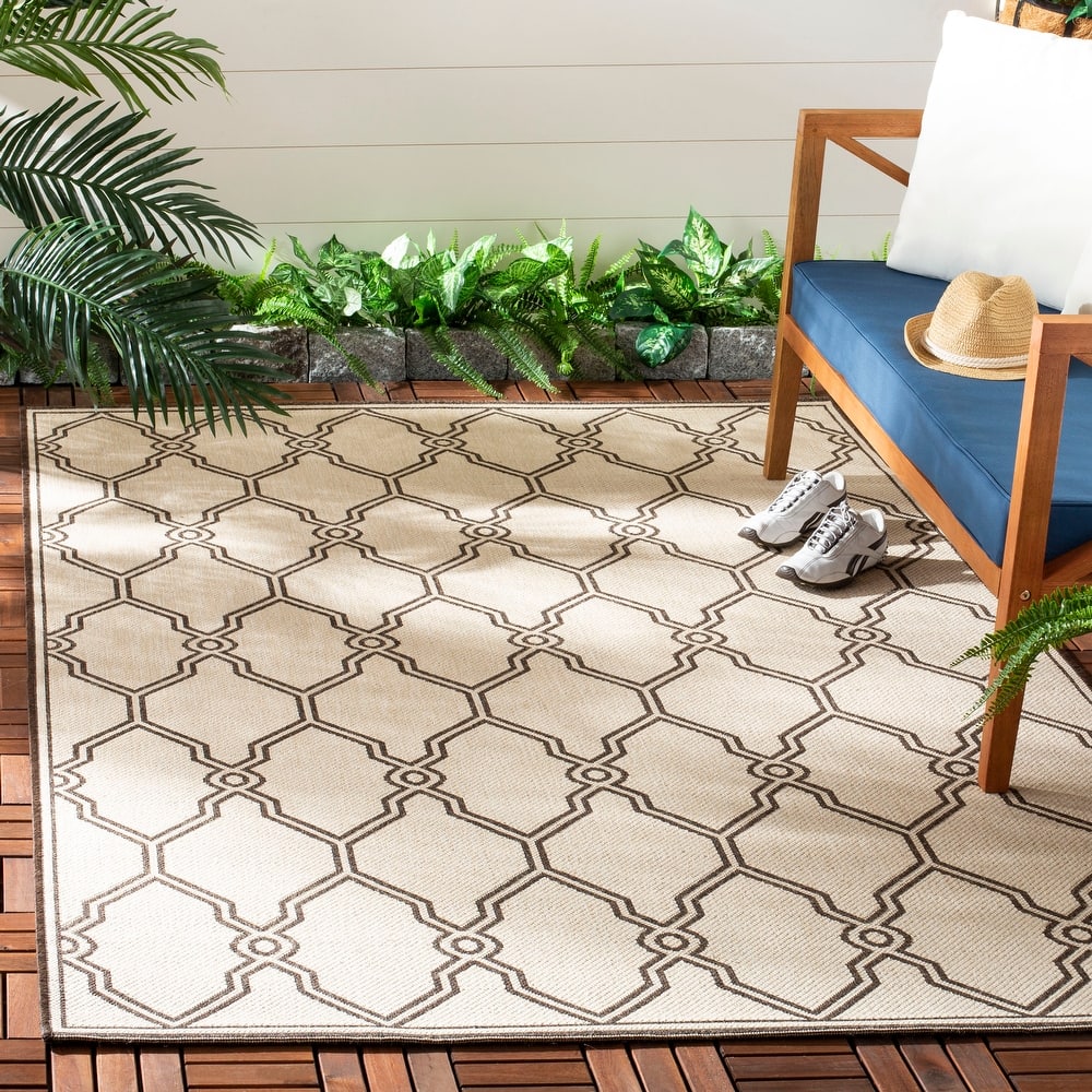 SAFAVIEH Linden Jeri Indoor/ Outdoor Waterproof Patio Backyard Rug