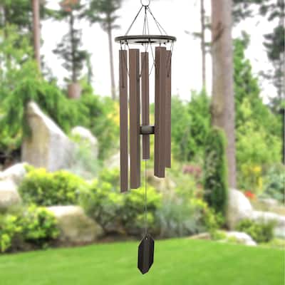OUTDOOR LEISURE PRODUCTS Model 734BZ Wind Chime made with powder coated Aluminum tubes
