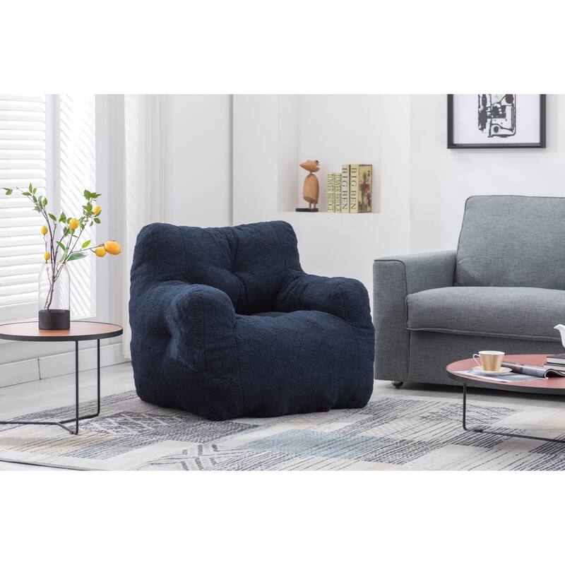 39.37" Bean Bag Chair with Memory Sponge