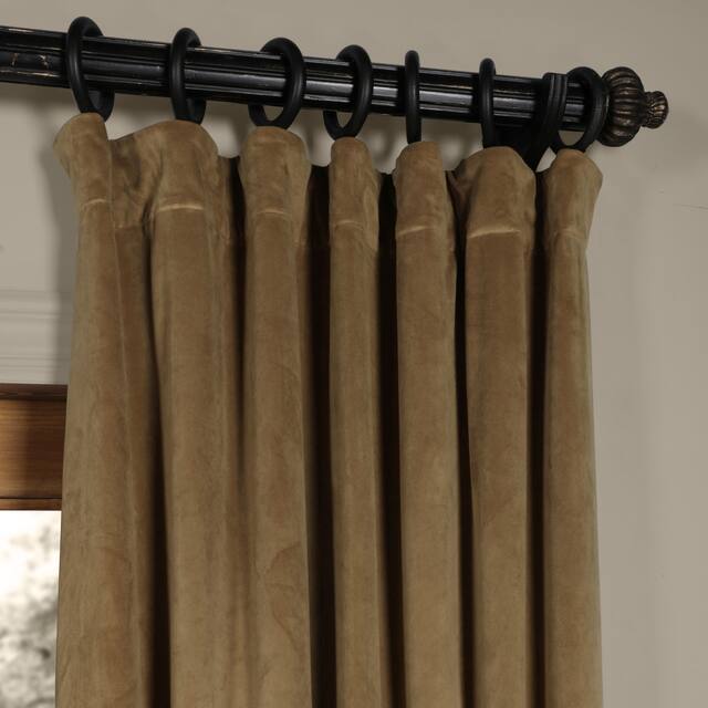 Exclusive Fabrics Signature Velvet Blackout Curtain (1 Panel)