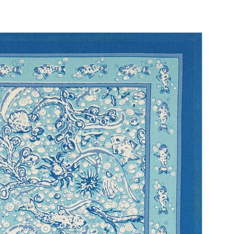 La Mer Aqua Tea Towels 20x30 - Set of 3