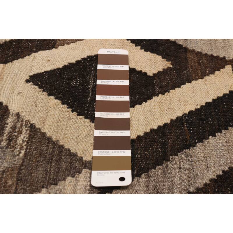 Sivas Brown Kilim 10'6" x 13'8" - 10'6 x 13'8