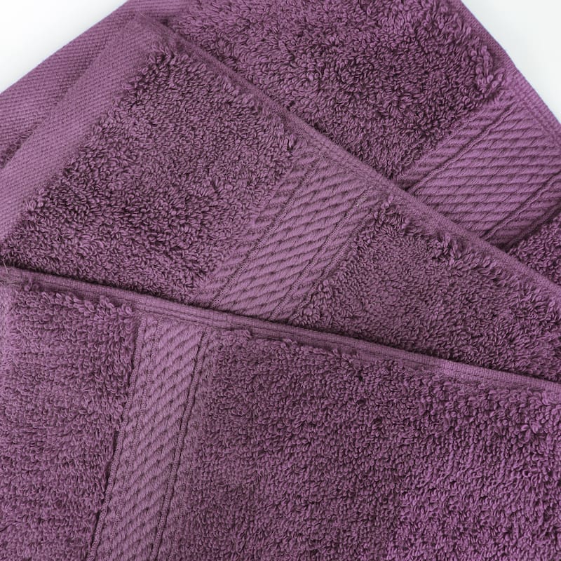 Superior Egyptian Cotton Pile Heavyweight Bath Towel Set of 4