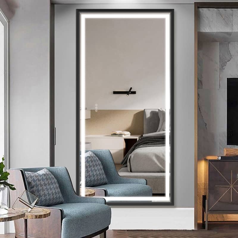 Mirror Full Length Floor Mirror Free Standing Dressing Mirror - 36x60