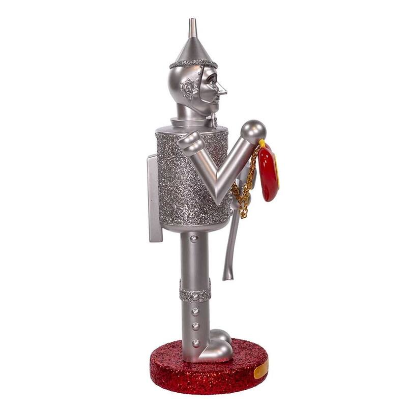 Kurt Adler 10-Inch Wizard of Oz™ Tinman Nutcracker - Silver