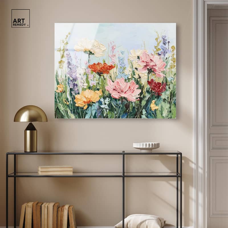 Summer Abundance III Acrylic by Art Remedy, Ready to Hang