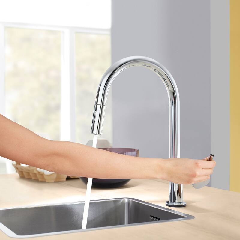 Grohe Minta 1.75 GPM Single Hole Pull Down Kitchen Faucet with On/Off