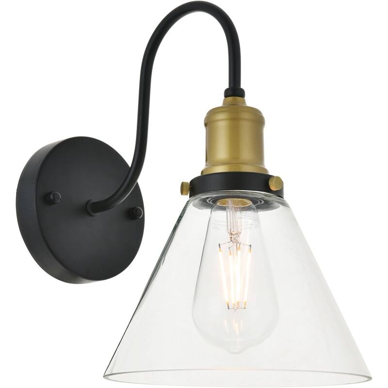 Elegant Lighting Histoire Single Light 11" Tall Wall Sconce