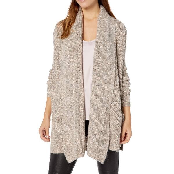 Shop Guess Beige Womens Size Small S Angelica Drape Front Cardigan