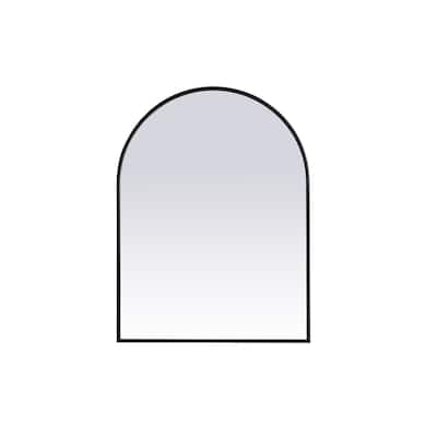 Indigo Home Metal Frame Arch Mirror 27x36 Inch